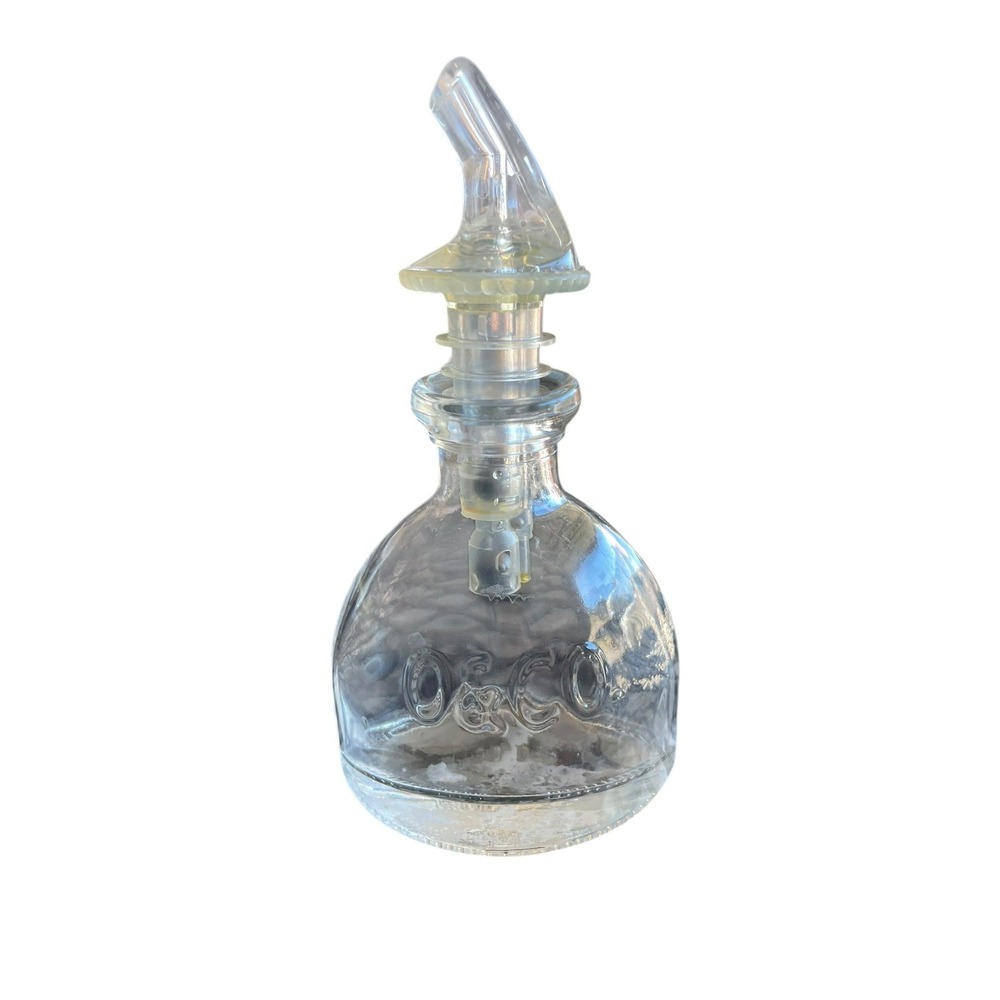 Vintage Olivers & Co French Glass Olive Oil Bottle With Spout‎ French
